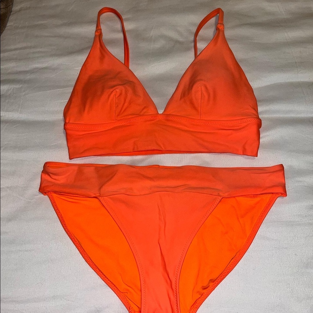 Aerie bikini set orange